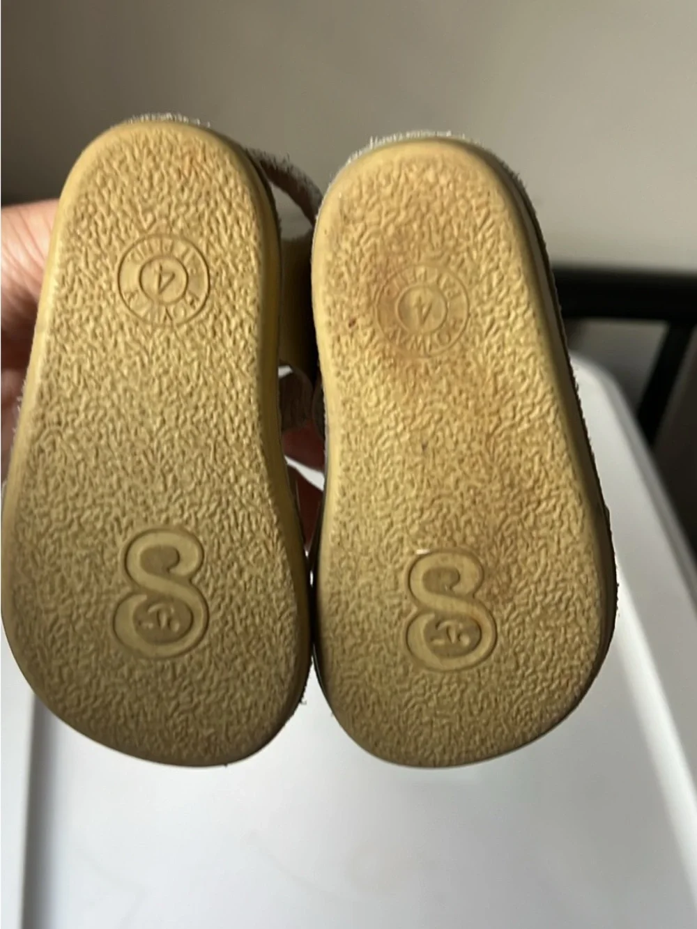 Girls Gold Sea Wees Sandals